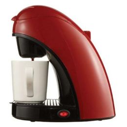 Brentwood TS-112R Single-Serve Coffee Maker with Mug (Red)