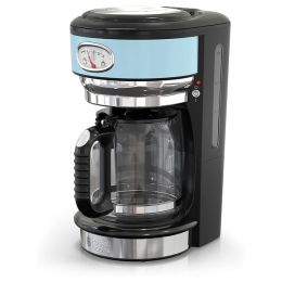 Russell Hobbs Retro Style 8 Cup Coffee Maker in Heavenly Blue