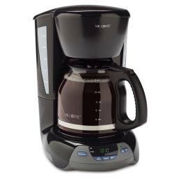 Mr Coffee 12 Cup Programmable Coffeemaker in Black