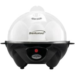 Brentwood Appliances TS-1045BK Electric Egg Cooker with Auto Shutoff (Black)