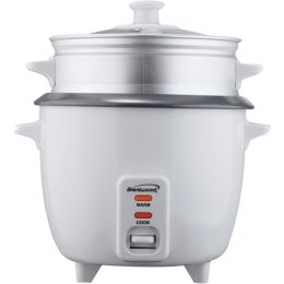 Brentwood Appliances TS-600S Rice Cooker with Food Steamer (5 Cups, 400 Watts)